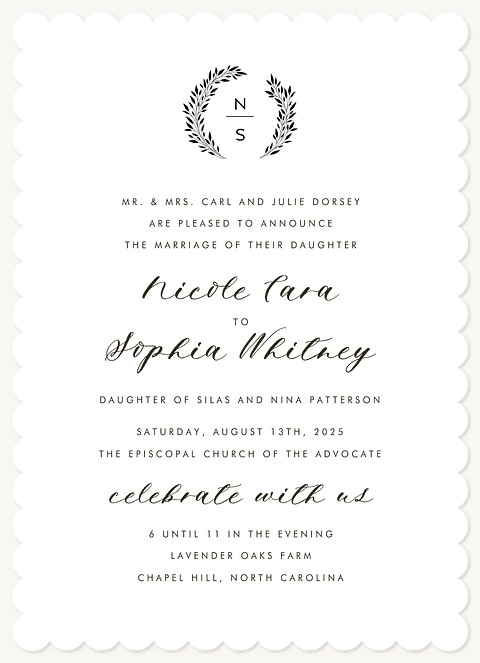 Sweet Simplicity Wedding Invitations