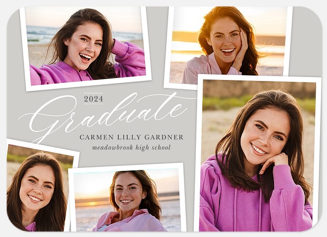 Elegant Scrapbook Graduation Cards