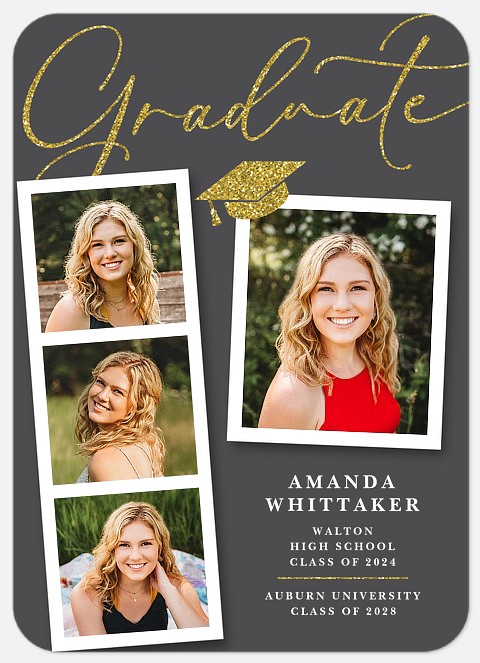 Glitzy Graduate Graduation Cards