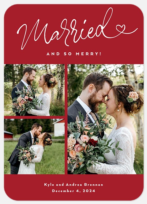 So Married Holiday Photo Cards