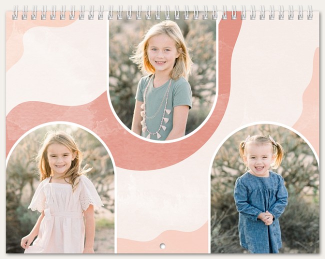 Organic Waves Calendar Personalized Photo Calendars