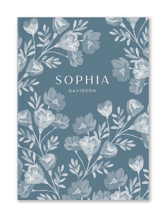 Heritage Flowers Custom Hardcover Journals