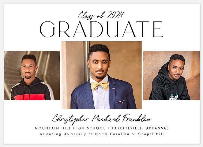 Signature Triptych Graduation Cards