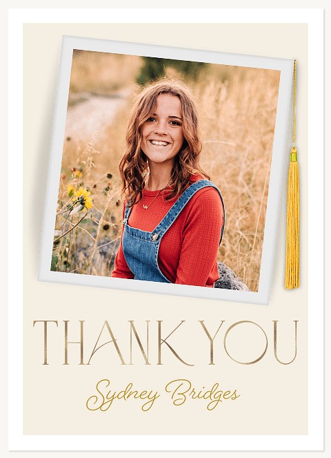 Snapshot Tassel Thank You Cards 