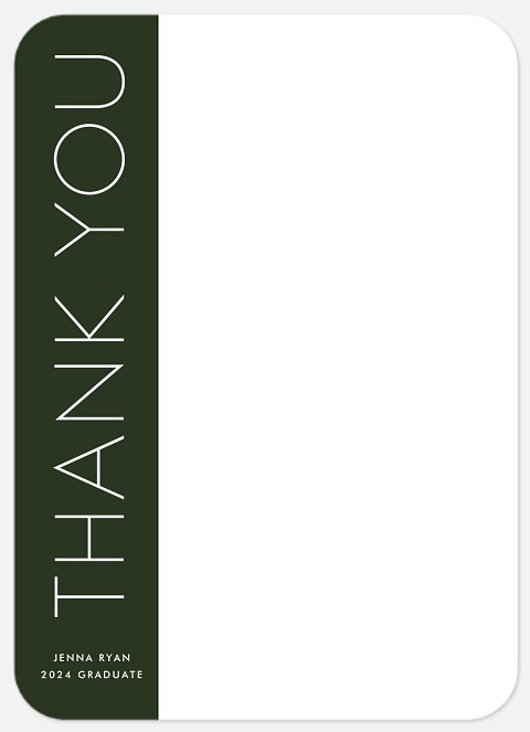 Column Thank You Thank You Cards 