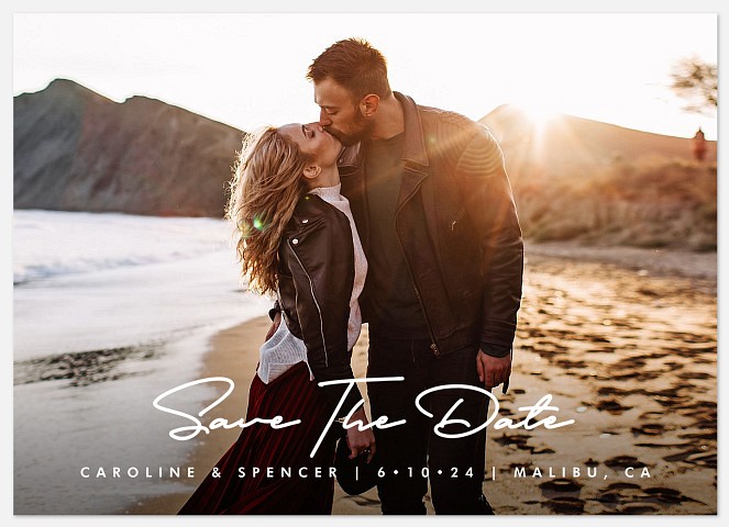 Simply Written Save the Date Photo Cards