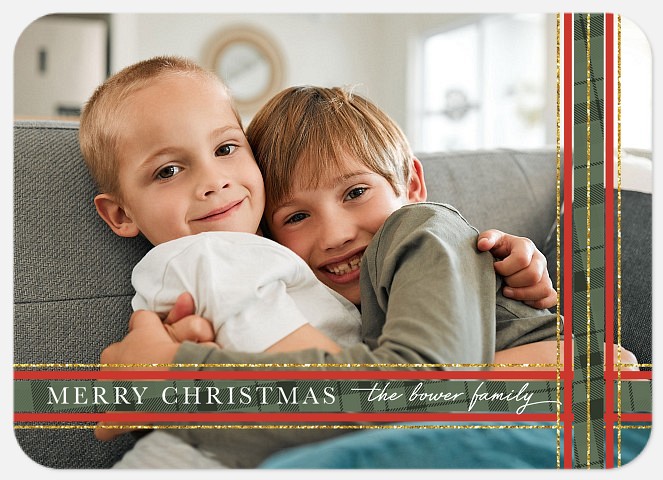 Gift Wrapped Holiday Photo Cards