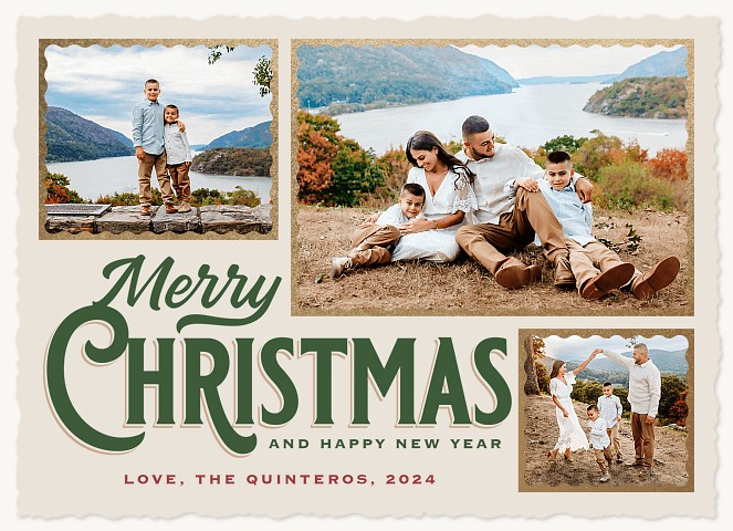 Traditional Gallery Personalized Holiday Cards