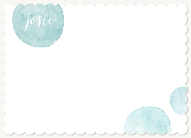 Polka Dot Wash Stationery