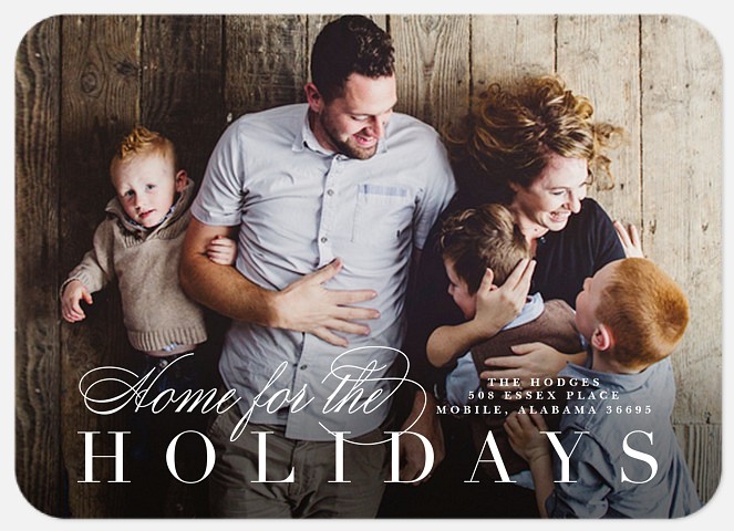 Holidays at Home Holiday Photo Cards