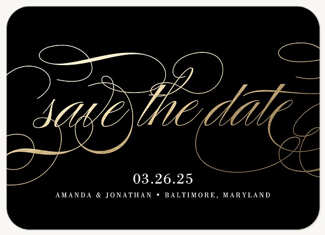 Scripted Love Save the Date Cards