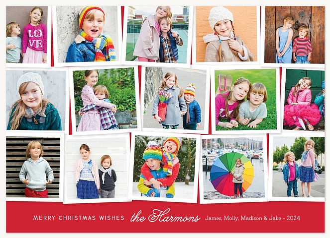 Snapshots Personalized Holiday Cards