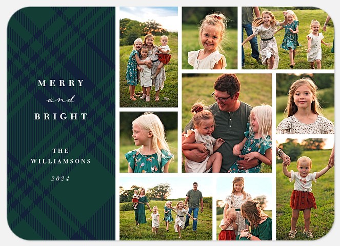 Tartan Tradition Holiday Photo Cards