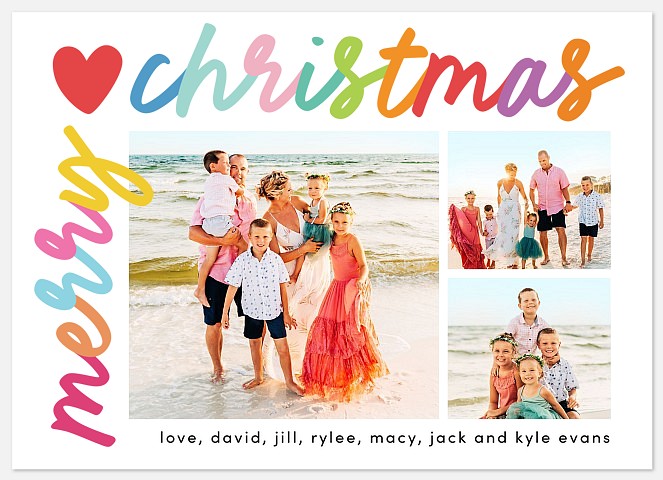 Fun Christmas Holiday Photo Cards