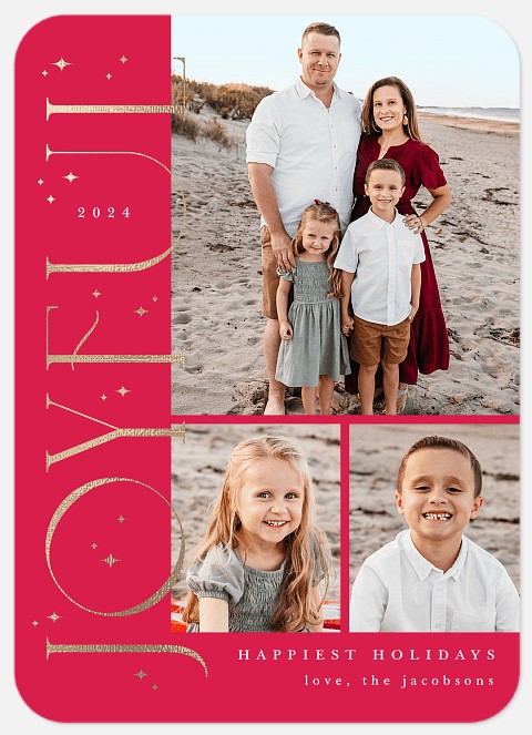 Cherished Moments Holiday Photo Cards