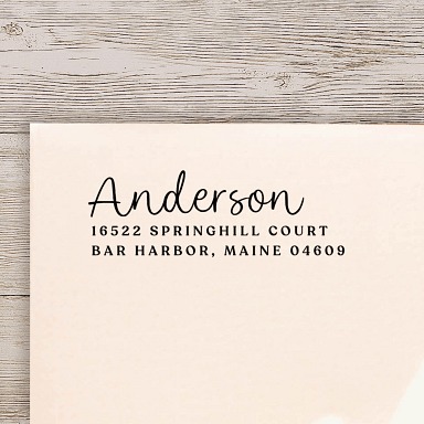 Smooth Signature Self-Inking Stamp