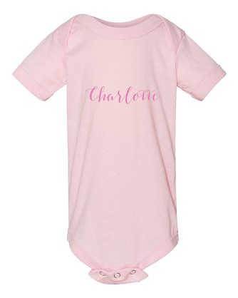 BELLA+CANVAS Custom Name Onesie
