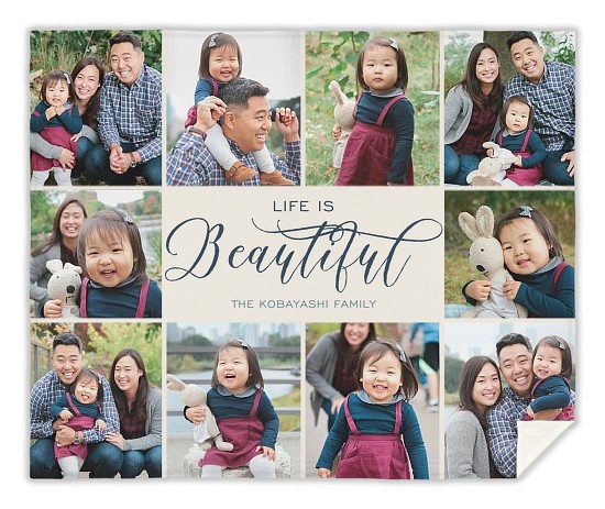 It's A Beautiful Life Custom Blankets