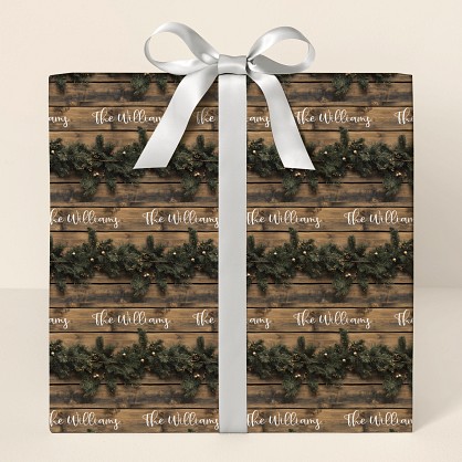 Rustic Holiday Wrapping Paper