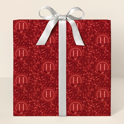 Happy Holly-days Wrapping Paper