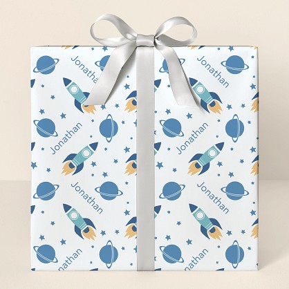 Blast Off Wrapping Paper