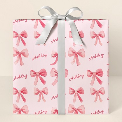 Beautiful Bow Wrapping Paper