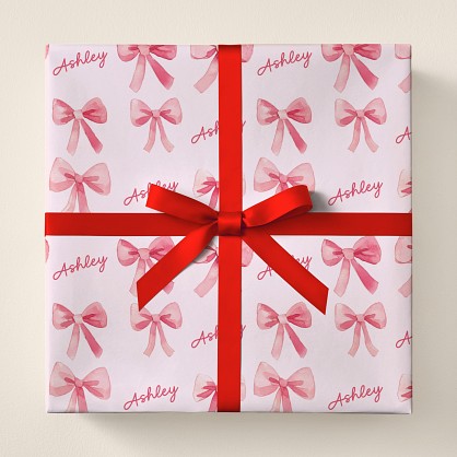 Beautiful Bow Wrapping Paper