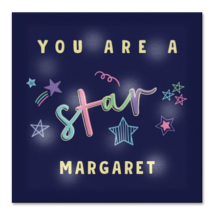 TwinkleBright® LED You Are A Star Canvas