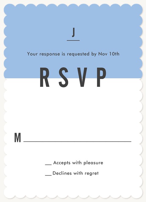 Modern Hallmark Quinceañera RSVP Cards