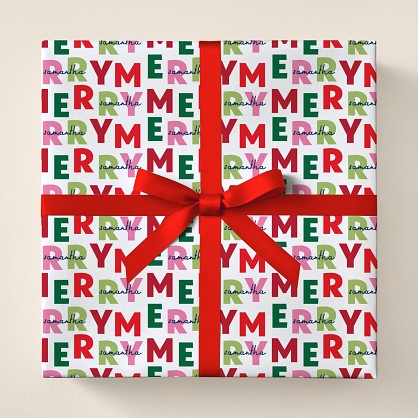 Merry & Bright Wrapping Paper