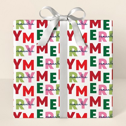 Merry & Bright Wrapping Paper
