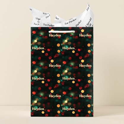 Holiday Lights Gift Bag