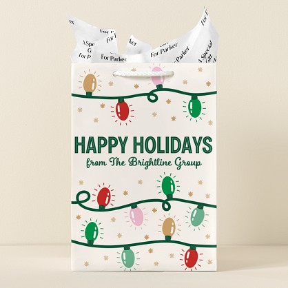Holiday Lights Gift Bag