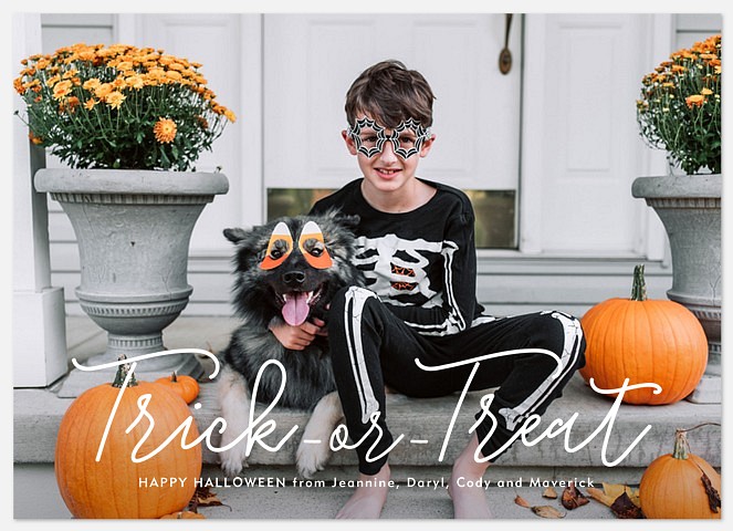 Sweet Treat Halloween Photo Cards