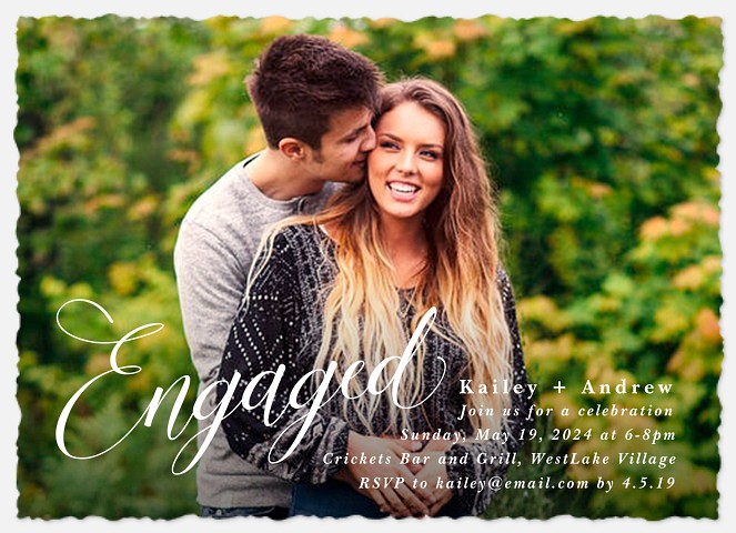 Simply Engaged Engagement Party Invitations