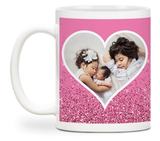 Glamorous Heart Custom Mugs