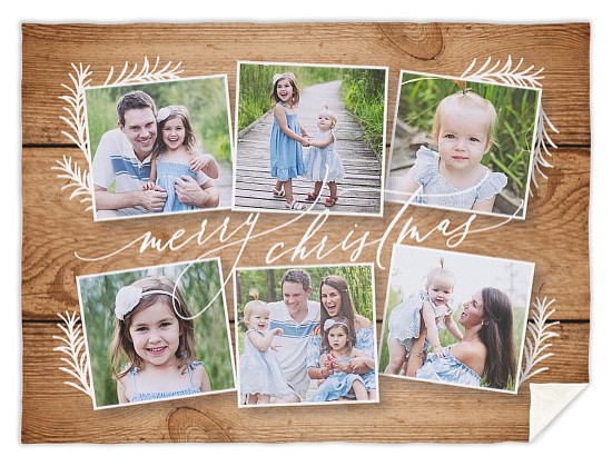 Rustic Snapshots Custom Blankets