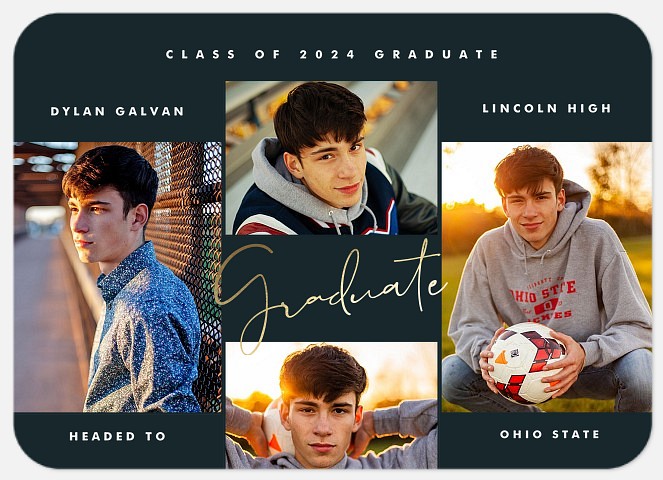 Modern Grad Gallery Graduation Cards