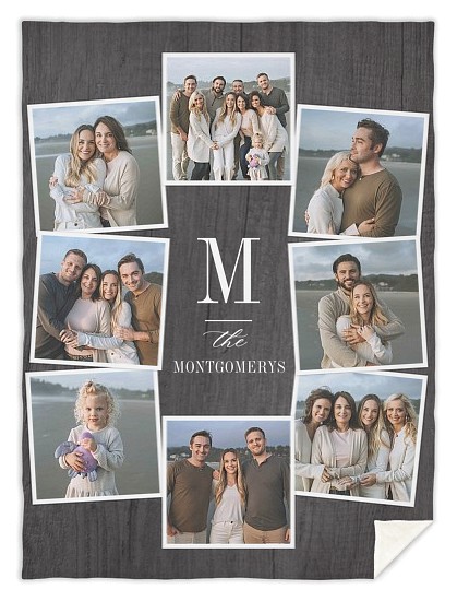 Family Initial Custom Blankets