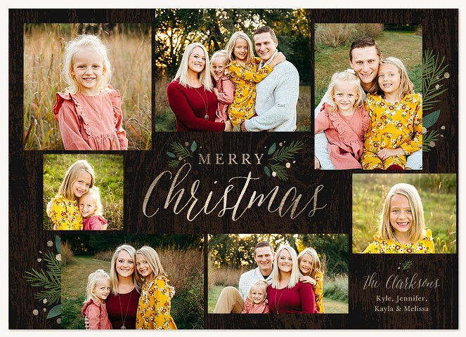 Elegant Pine Christmas Cards