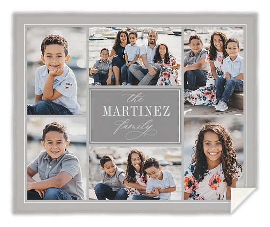 Family Frames Custom Blankets