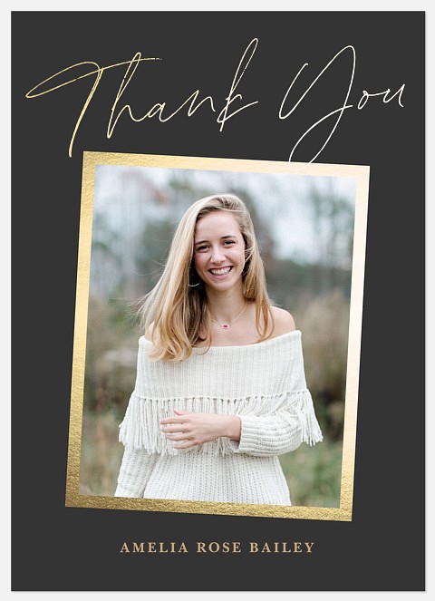 Shining Grad Thank You Cards 