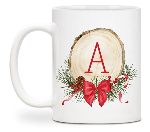 Wooden Wreath Custom Mugs